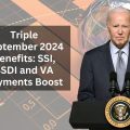 Triple September 2024 Benefits: SSI, SSDI and VA Payments Boost – Find Out If You Qualify Now!